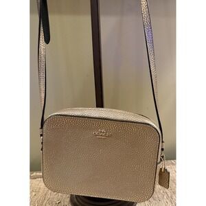 Limited Edition Coach Rose Gold Pink Mini Leather‎ Camera Crossbody bag
